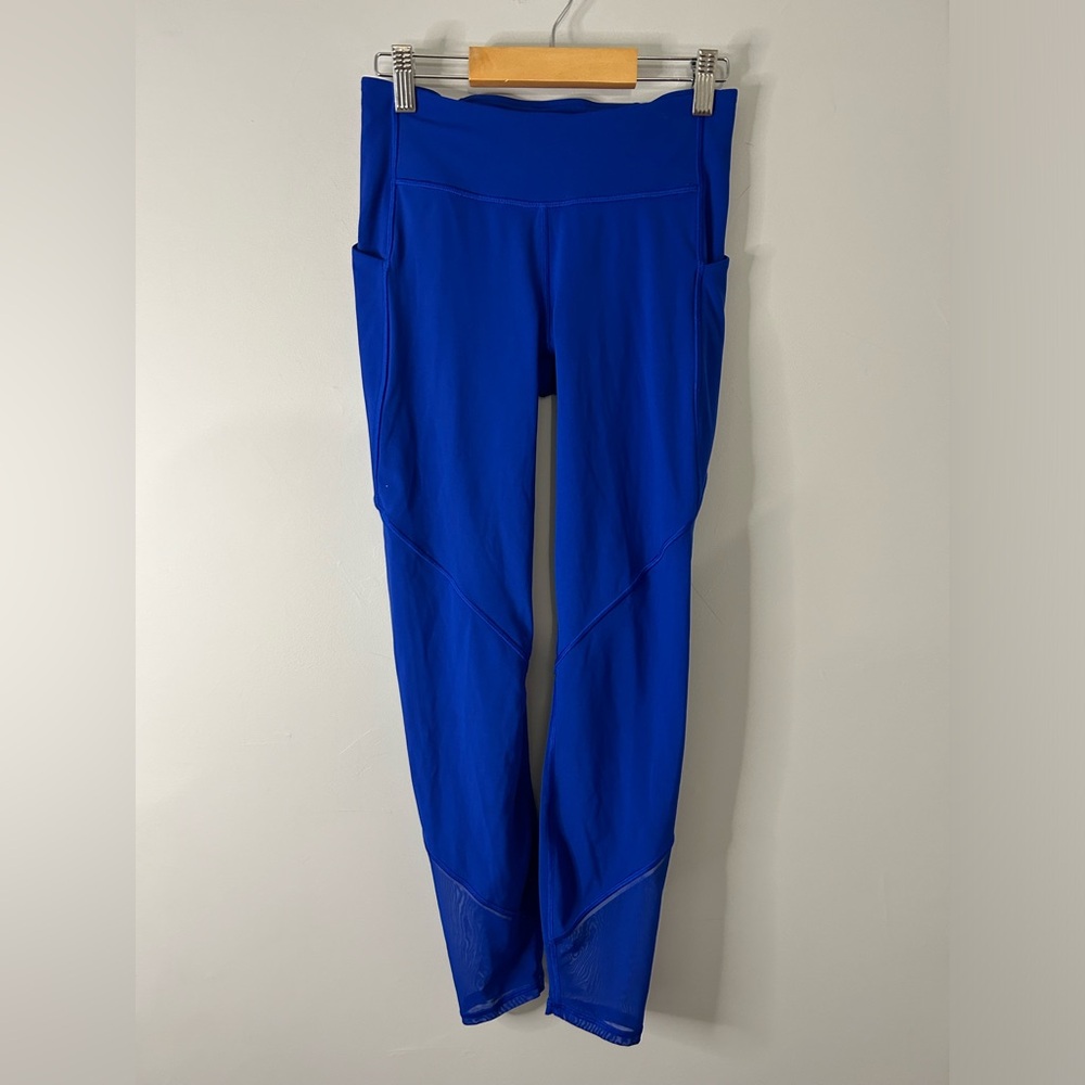 Lululemon Gait Keeper 7/8 25” Mesh Leggings in Jet Stream Blue - Picture 2 of 9